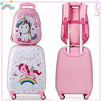 Amazon | GYMAX 子供用 機内持ち込み荷物セット 16インチ & 12インチ